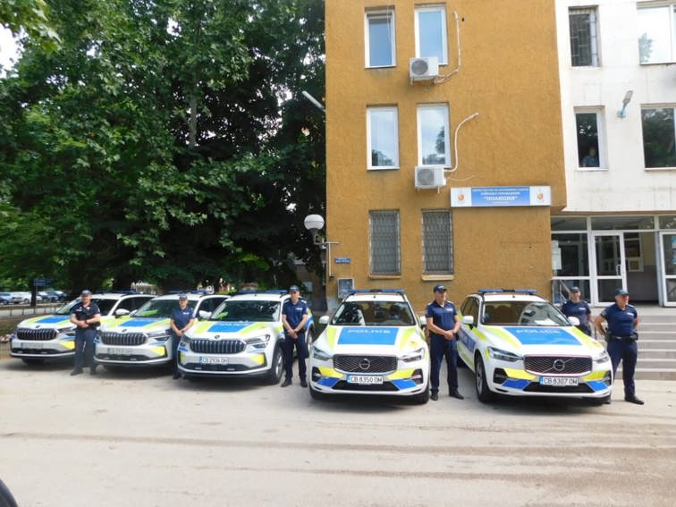 Пет нови високотехнологични автомобила влизат в автопарка на ОДМВР – Силистра