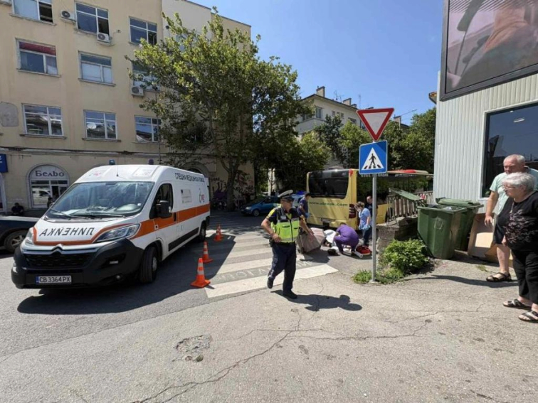 Жена загина, след като беше блъсната от автобус на градския транспорт във Велико Търново